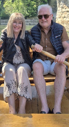 Fostering couple Derek and Marie rowing