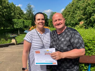 Foster carers Debbie and Mark